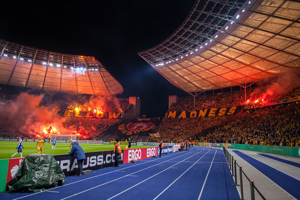 Vor sechs Jahren kamen über 30.000 Fans der SG Dynamo Dresden zum Pokalspiel gegen Hertha ins Olympiastadion.