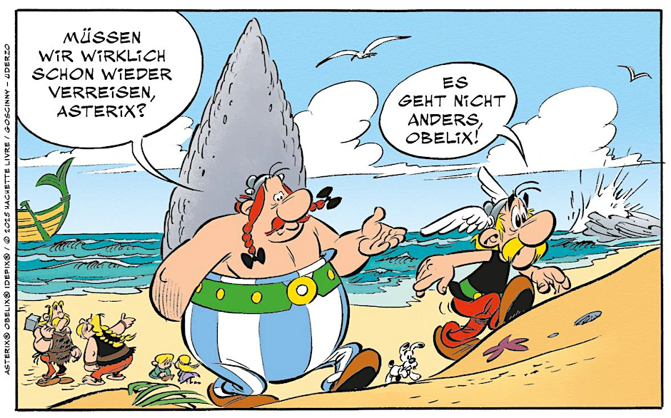 „Asterix in Lusitanien“: Darum wird Elon Musk der neue Comic-Band nicht gefallen