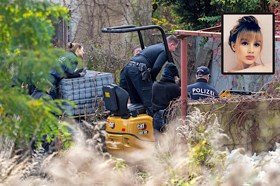 Der Fall Rebecca Reusch: Sogar ein Bagger war bei der Suche in Brandenburg im Einsatz.