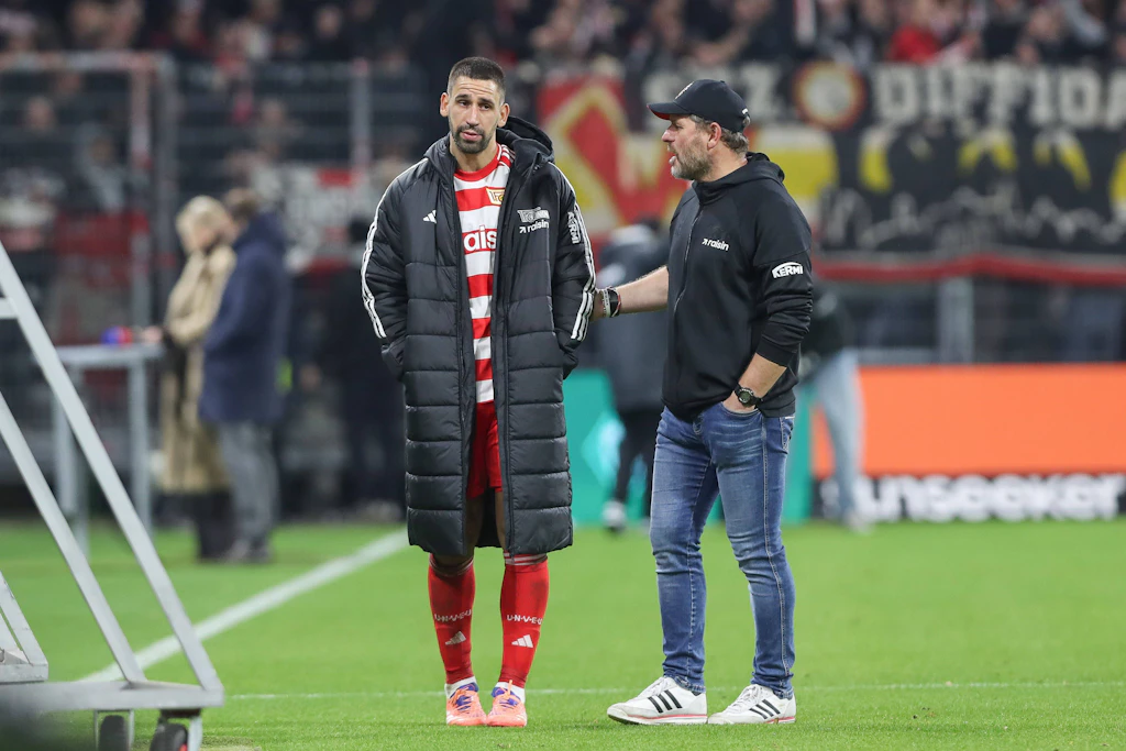 Rani Khedira war nach der Pleite des 1. FC Union genauso sauer wie Trainer Steffen Baumgart, suchte die Schuld aber nicht beim Schiedsrichter. 