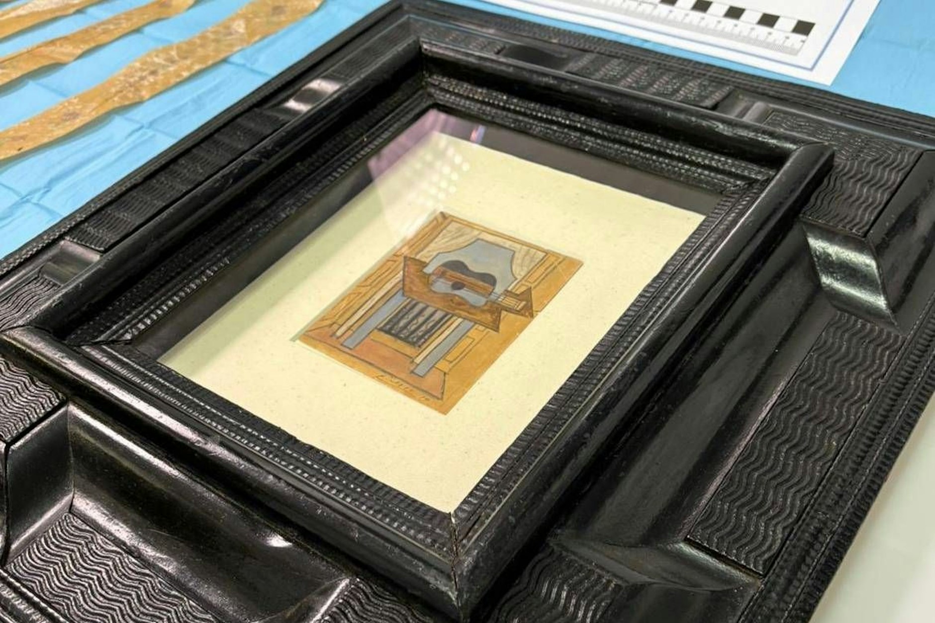 Glückliches Ende: Die spanische Polizei hat das verloren geglaubte Gemälde Picassos sichergestellt: Es ist offensichtlich unbeschädigt