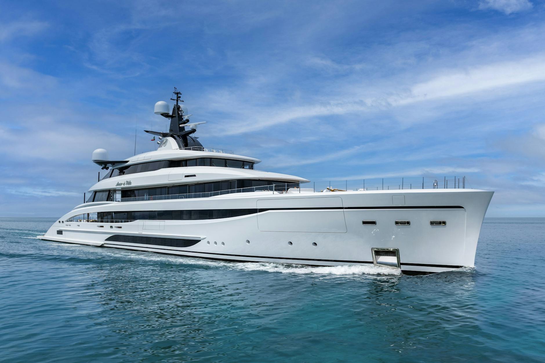 Die neueste Jacht in der Sammlung von CRN: die „Amor à Vida“.