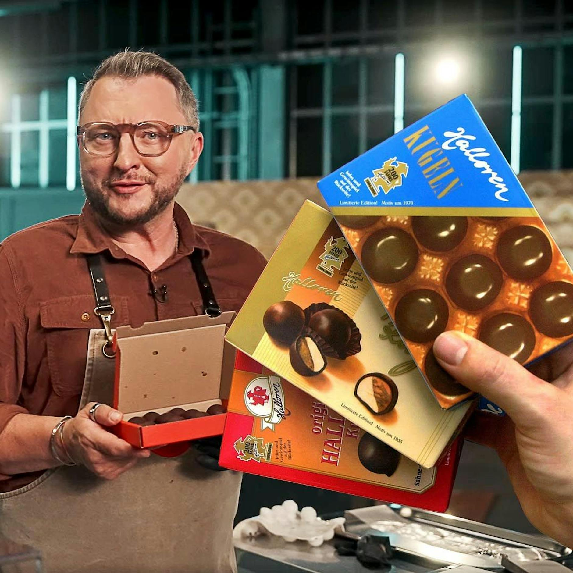 DDR-Produkte zerlegt: Halloren knöpft sich ZDF-Koch Sebastian Lege vor
