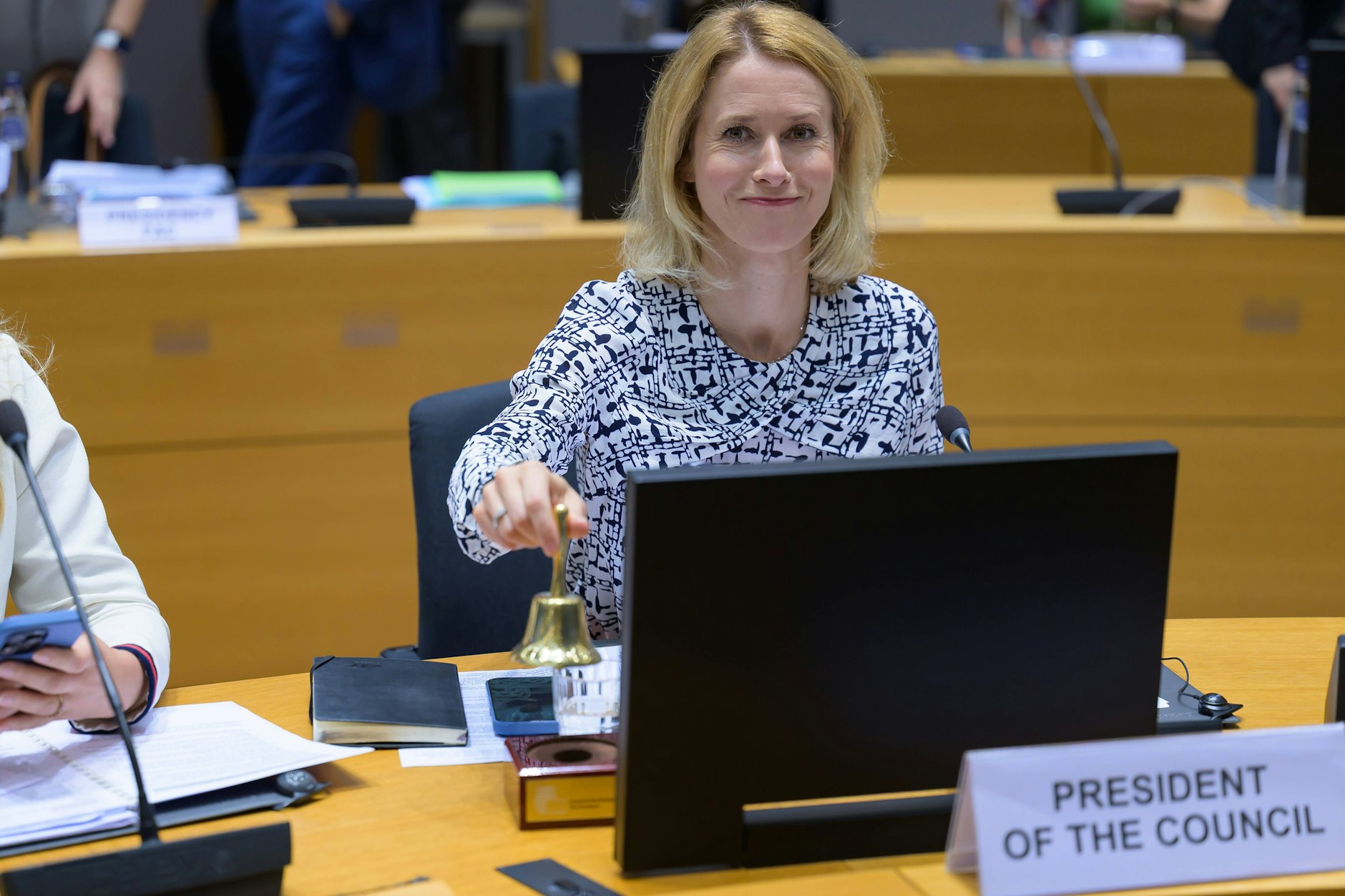 Hat nicht viel zu lachen angesichts des schwindenden Einflusses: EU-Außenbeauftragte Kaja Kallas.