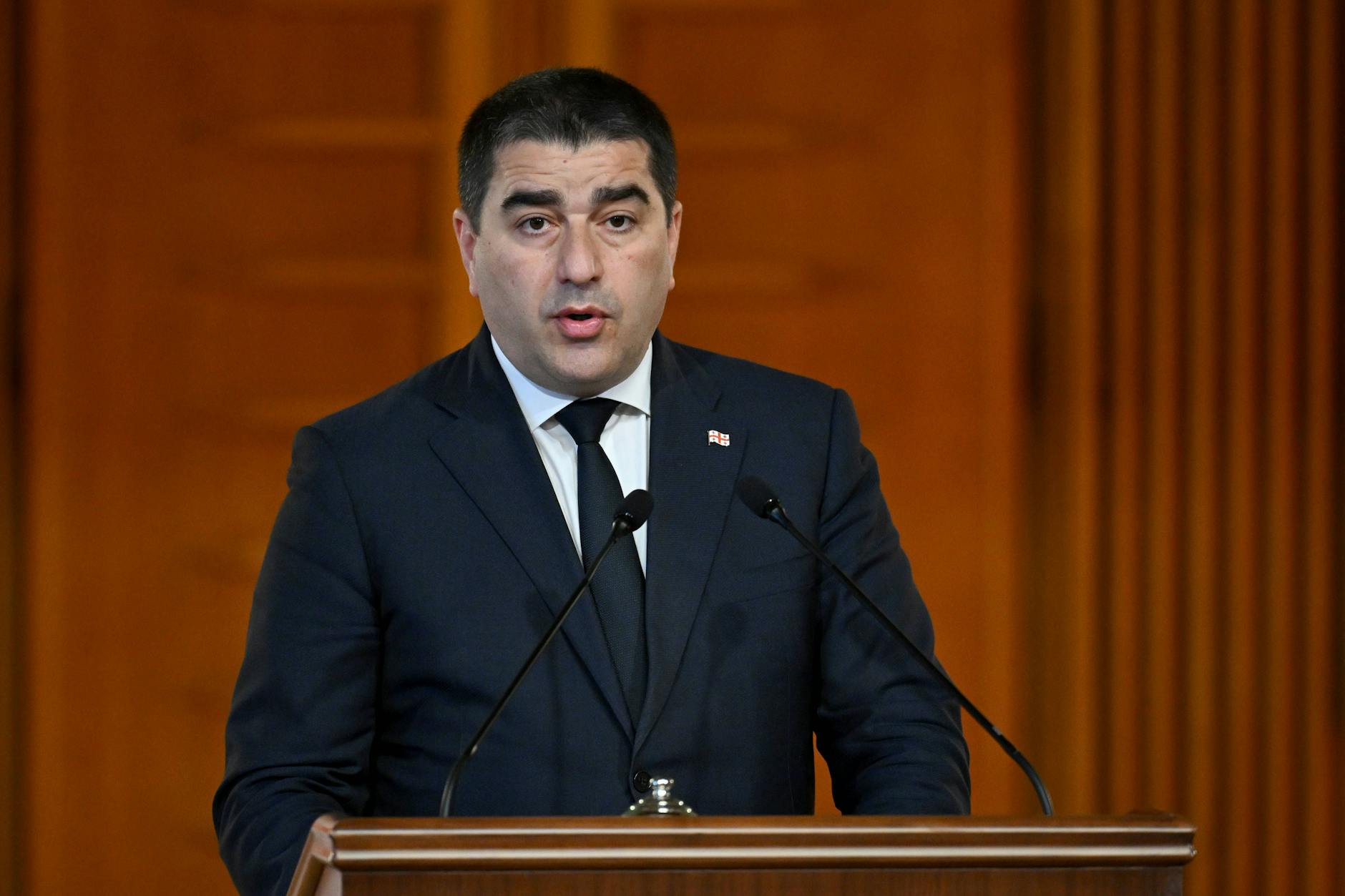 Der Sprecher des georgischen Parlaments, Schalwa Papuashwili