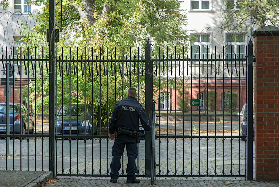 Die Polizeidienststelle in der Kruppstraße