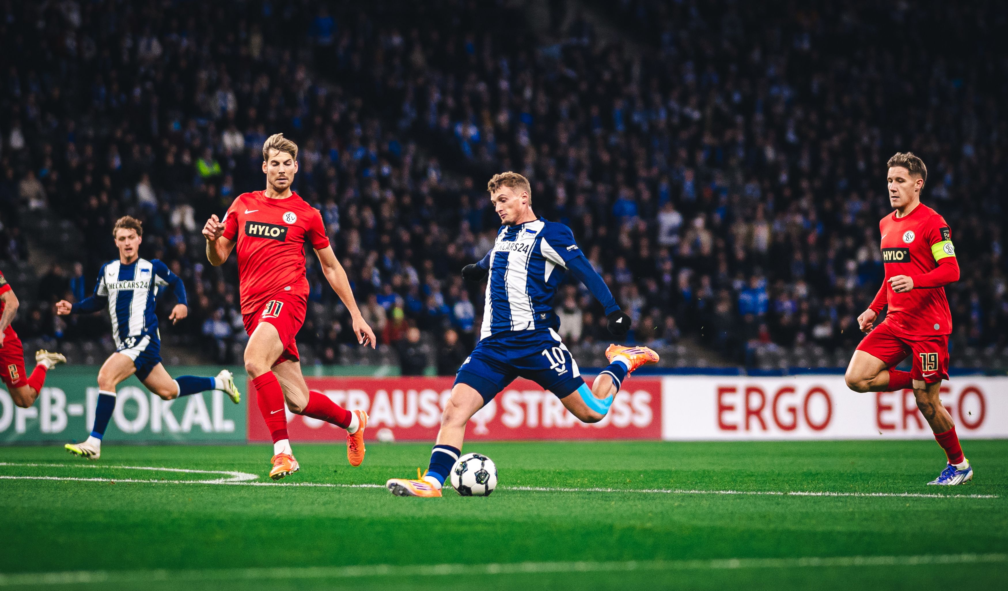 Jawoll! Hertha BSC marschiert entspannt ins Pokal-Achtelfinale