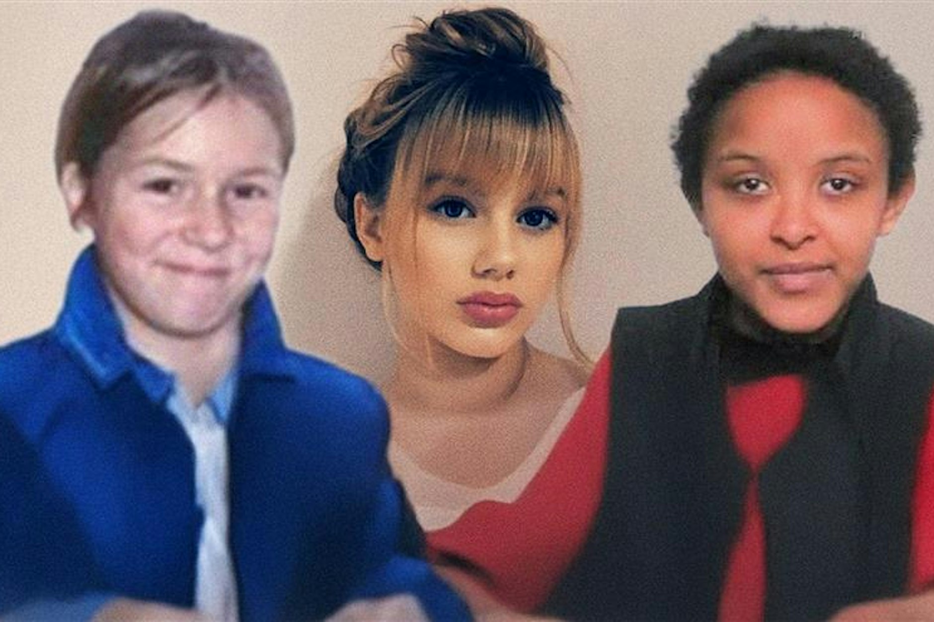 Nicht nur Rebecca Reusch (Mitte): Auch Sandra Wißmann (l.) und Kebenu Alemu Girma werden seit Jahren in Berlin bermisst.