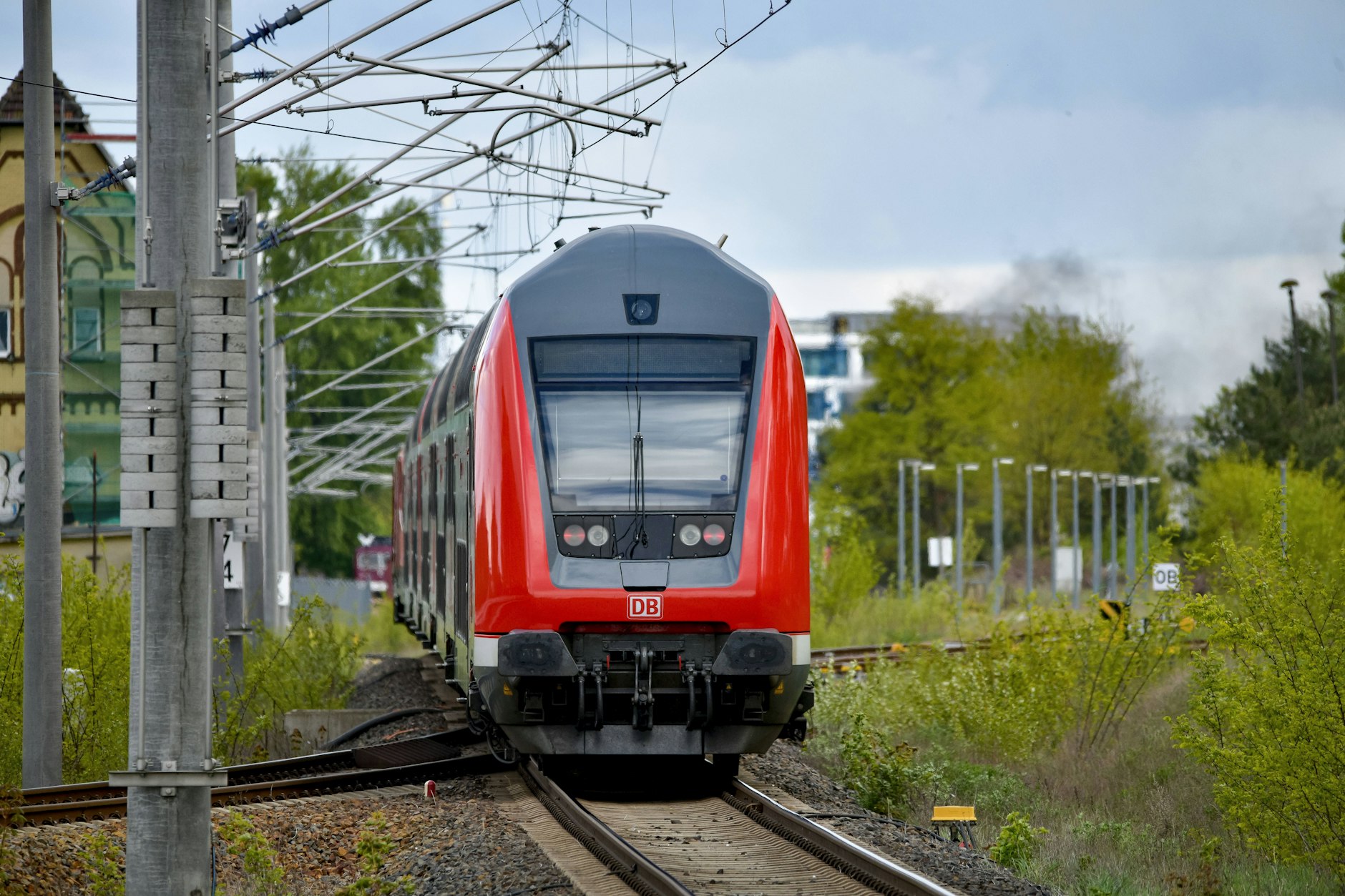 Eine Regionalbahn der Deutschen Bahn