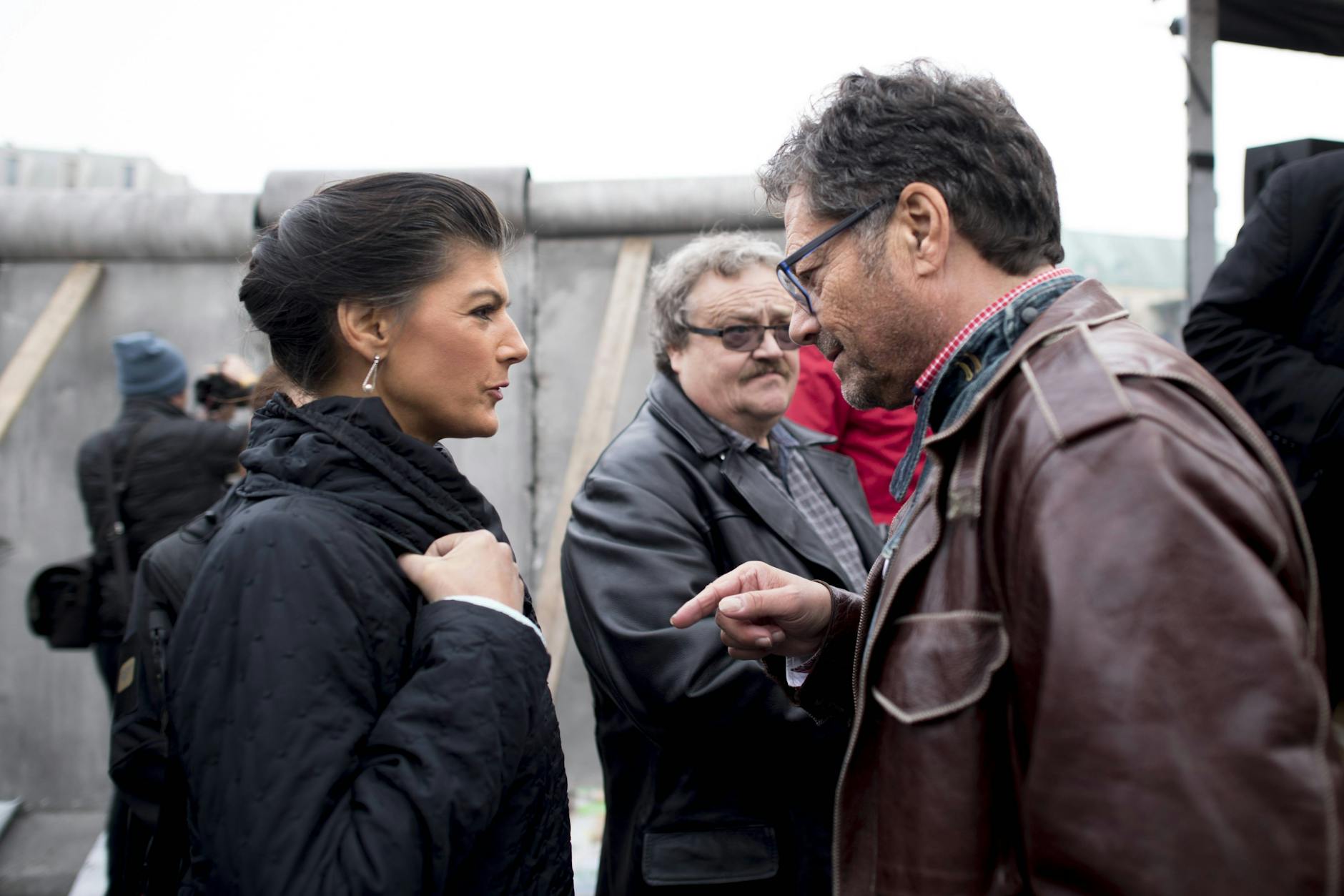 Sahra Wagenknecht und Diether Dehm vor ihrem Streit.
