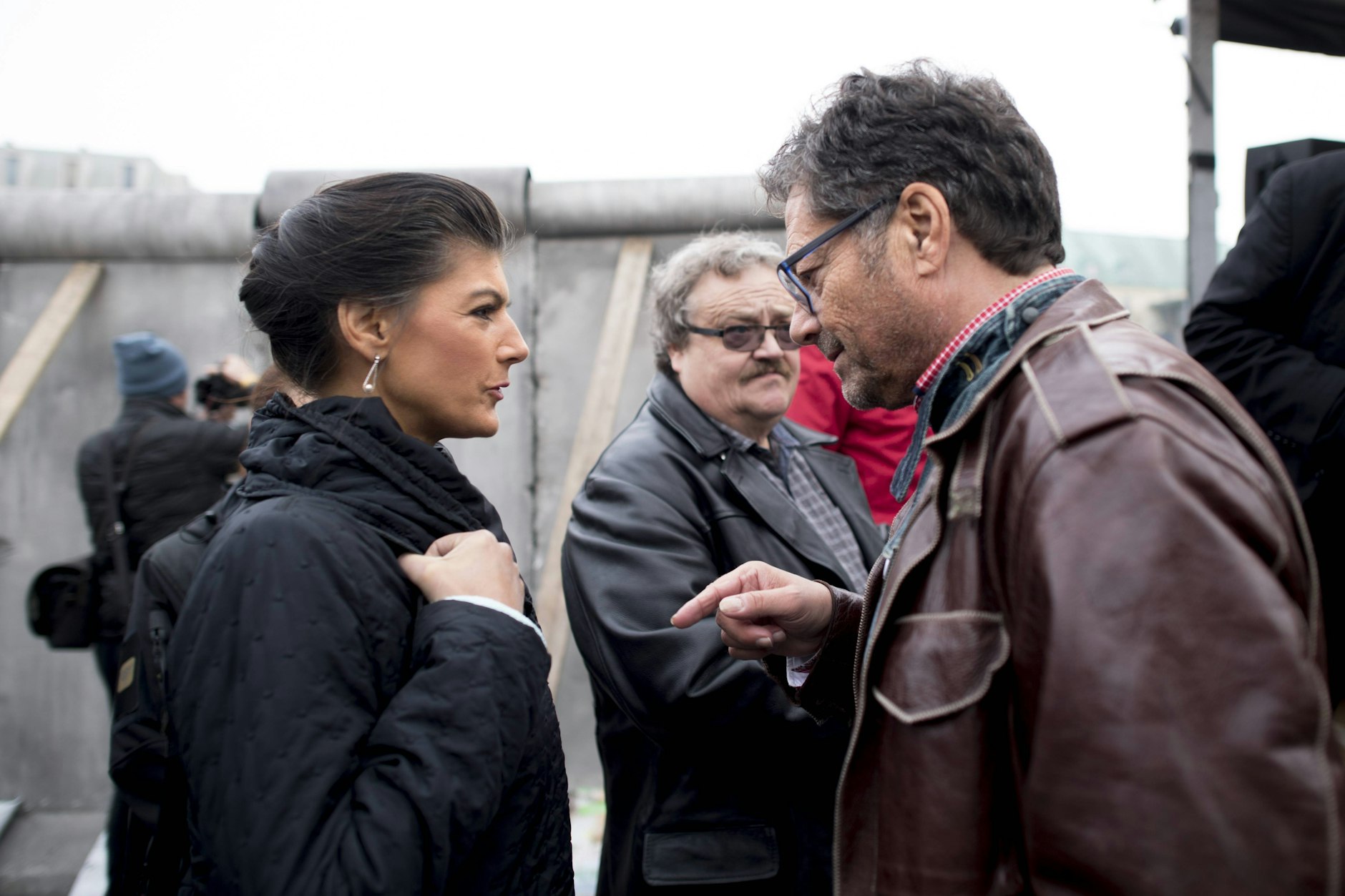 Sahra Wagenknecht und Diether Dehm vor ihrem Streit.