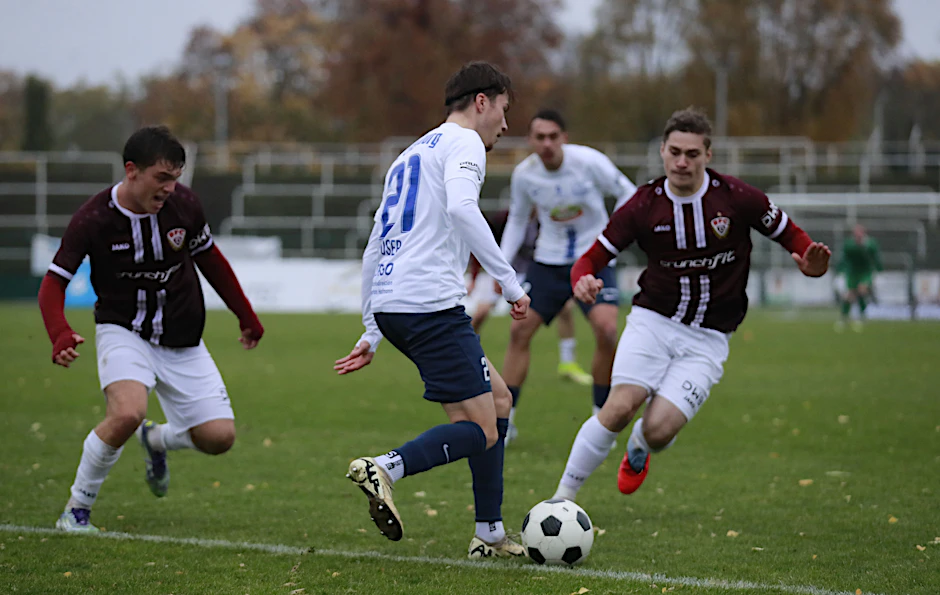John Liebelt (r.) gab gegen Eilenburg sein Comeback nach dem Bruch des  Schlüsselbeins.