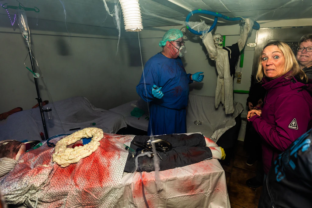 „Insane Hospital“ war das Motto 2023 im Horrorhaus von Sven Wagner.