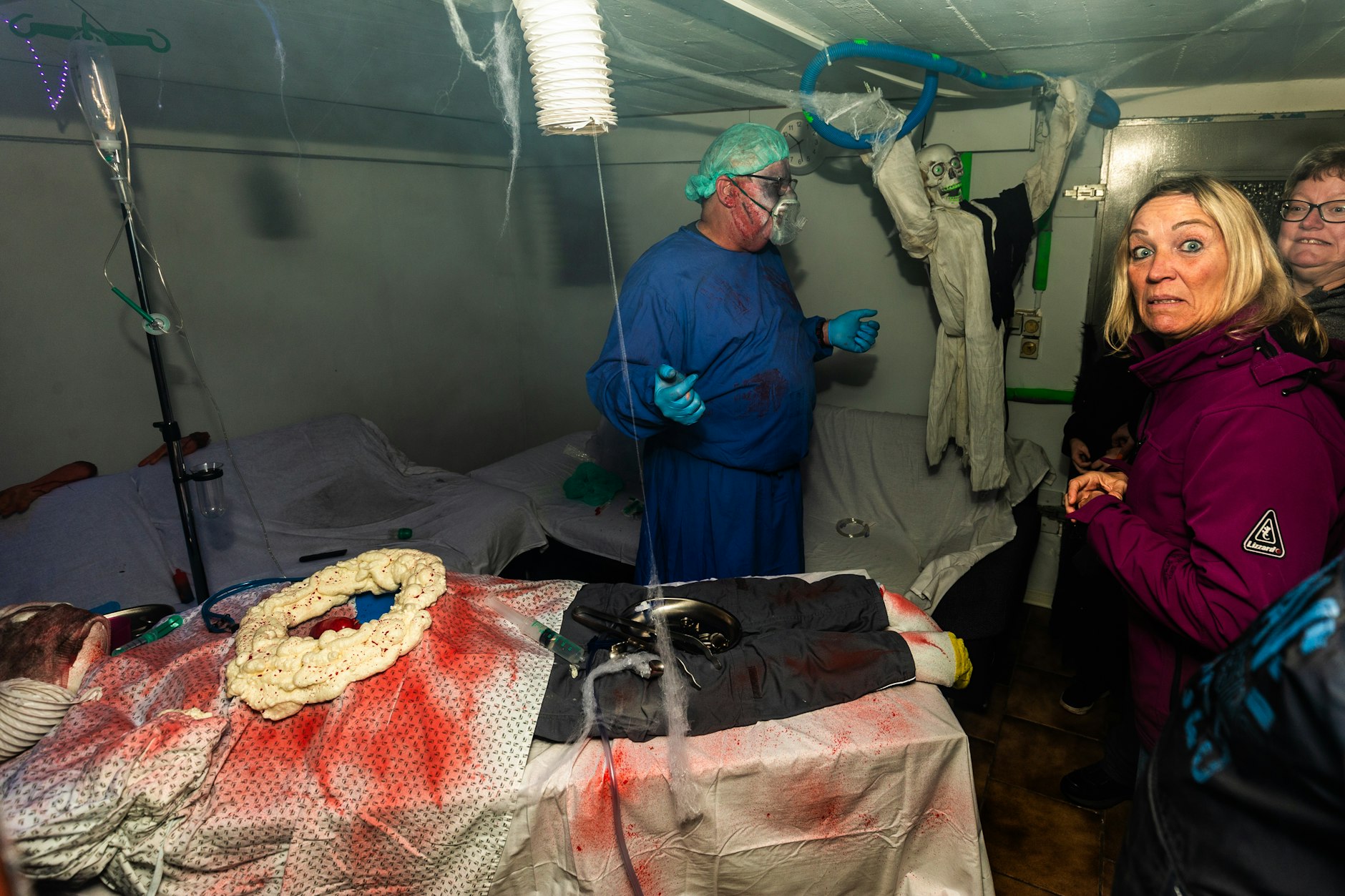 „Insane Hospital“ war das Motto 2023 im Horrorhaus von Sven Wagner.