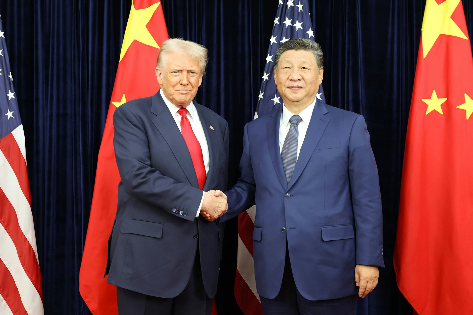 Donald Trump und Xi Jinping in Busan, Südkorea