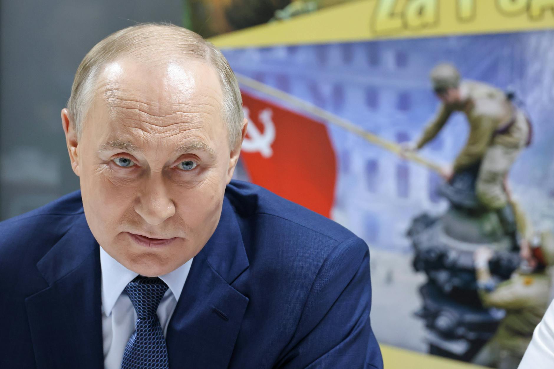 Russlands Präsident Wladimir Putin sieht noch kein Ende im Ukrainekrieg.