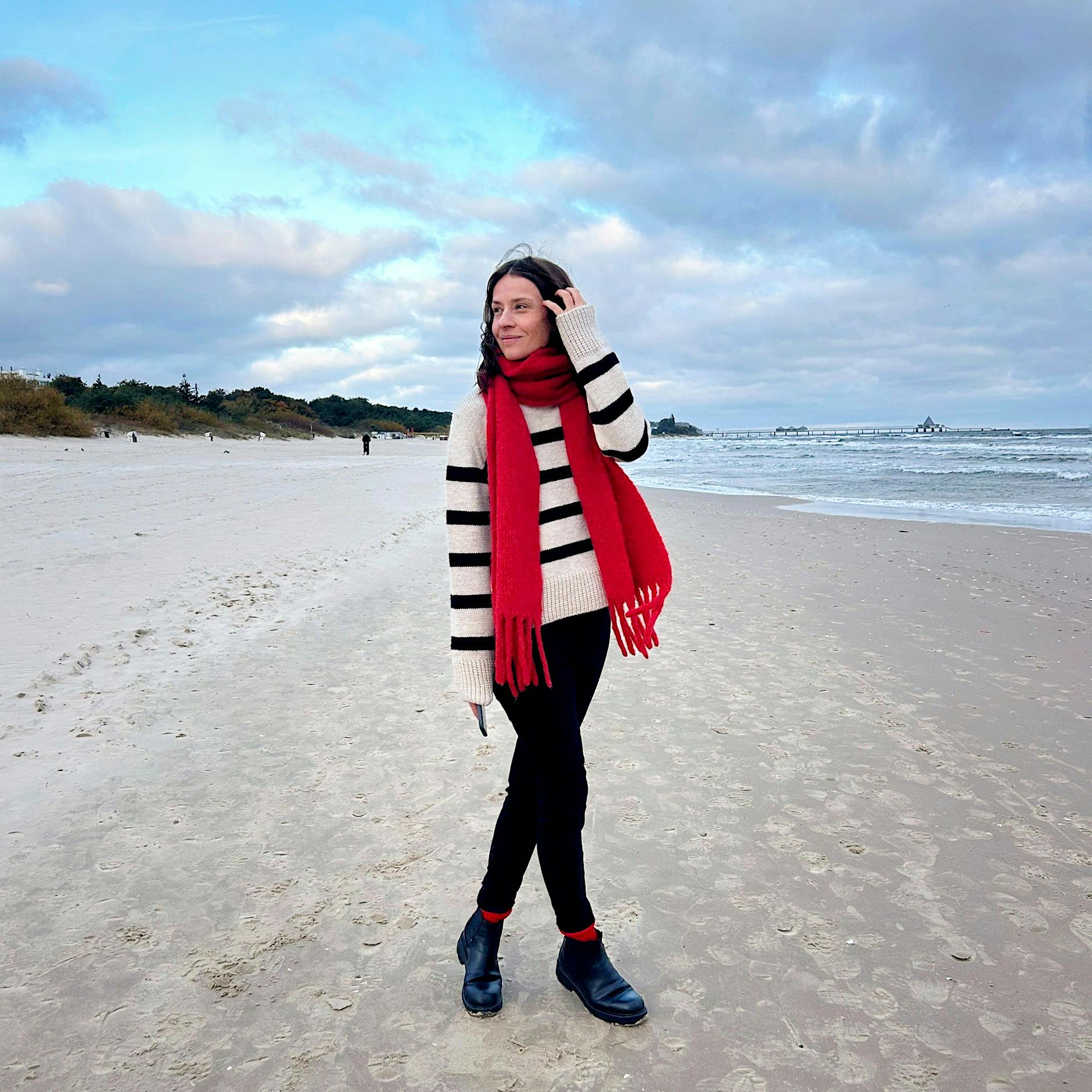 Kurztrip nach Usedom: Strickend Entspannung finden mit Blick auf die Ostsee