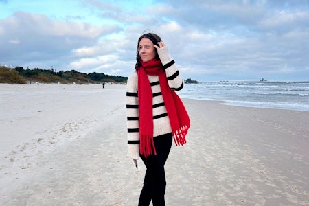 Kurztrip nach Usedom: Strickend Entspannung finden mit Blick auf die Ostsee