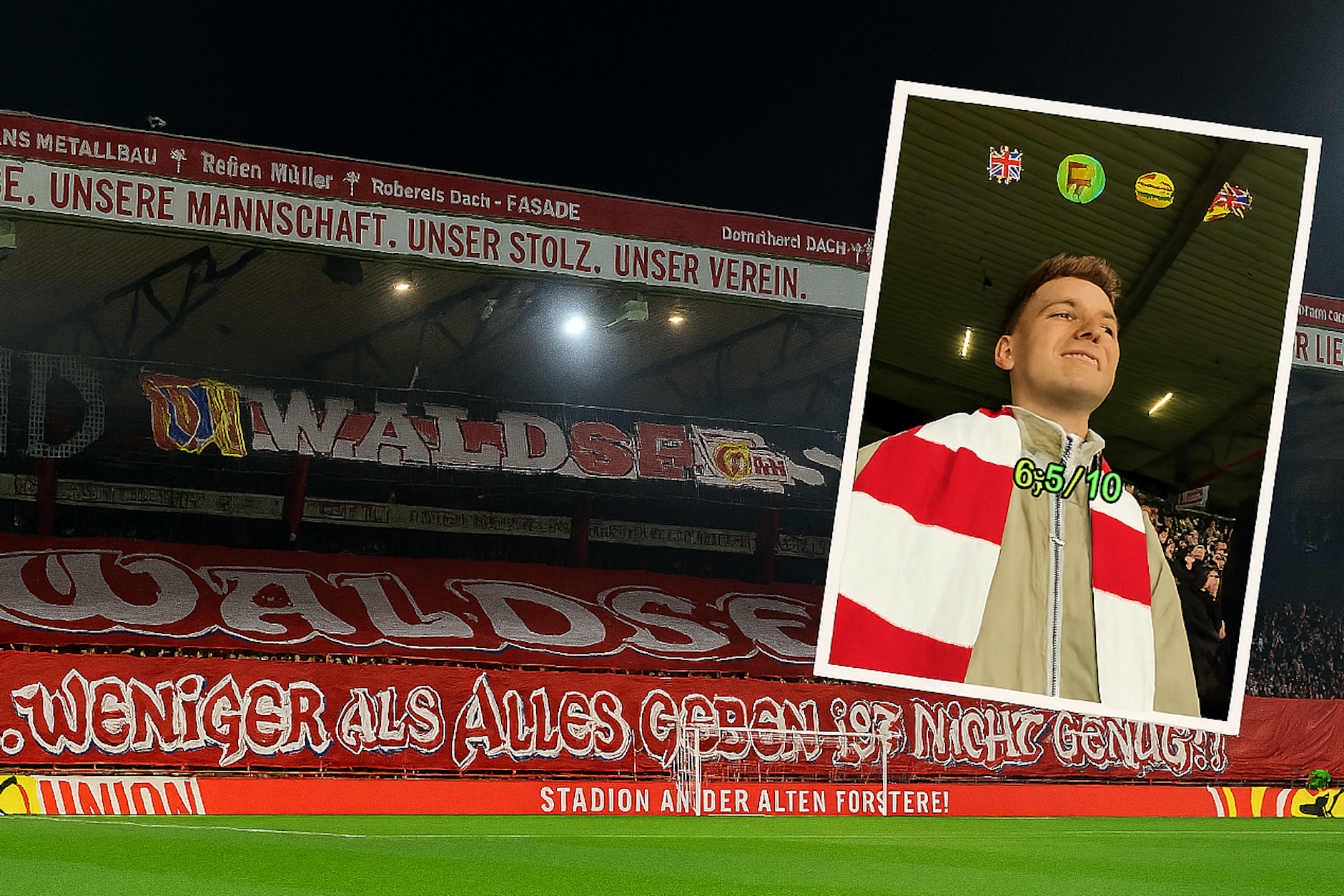 Ein Influencer bewertet die Alte Försterei. Das kommt bei vielen Fans des 1. FC Union gar nicht gut an.