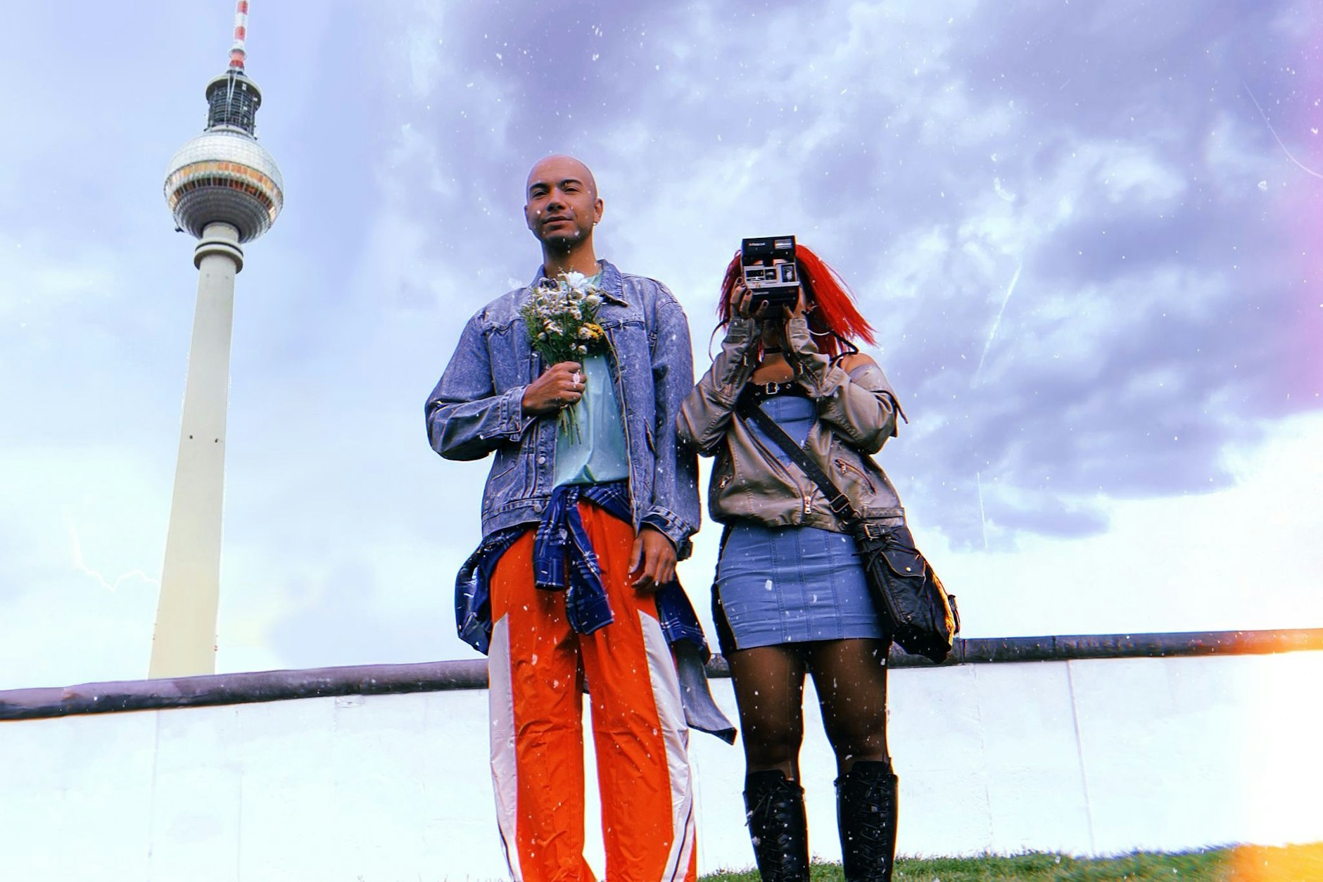 „Mein Berlin“ mit Daniel Pohl (l.) und Celina dos Santos aus dem Musical-Cast