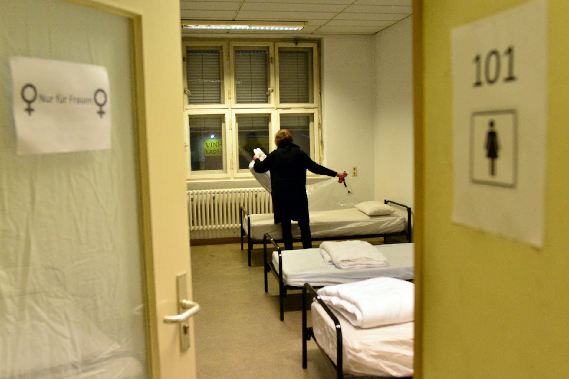 So sieht es in einer Einrichtung der Kältehilfe in der Seestraße für Obdachlose aus.