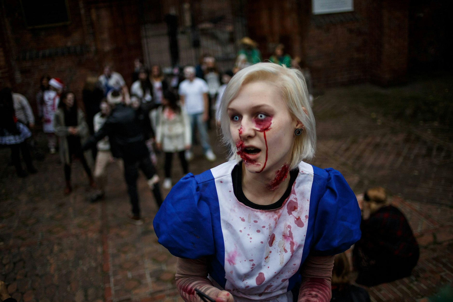 Wer mag, darf sogar verkleidet zum Blutspenden kommen.