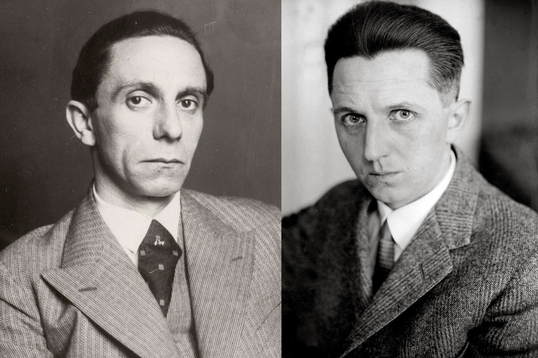 Debattierten 1930 im Funkhaus am Potsdamer Platz: Joseph Goebbels (1897–1945, l.) und Erwin Piscator (1893–1966)