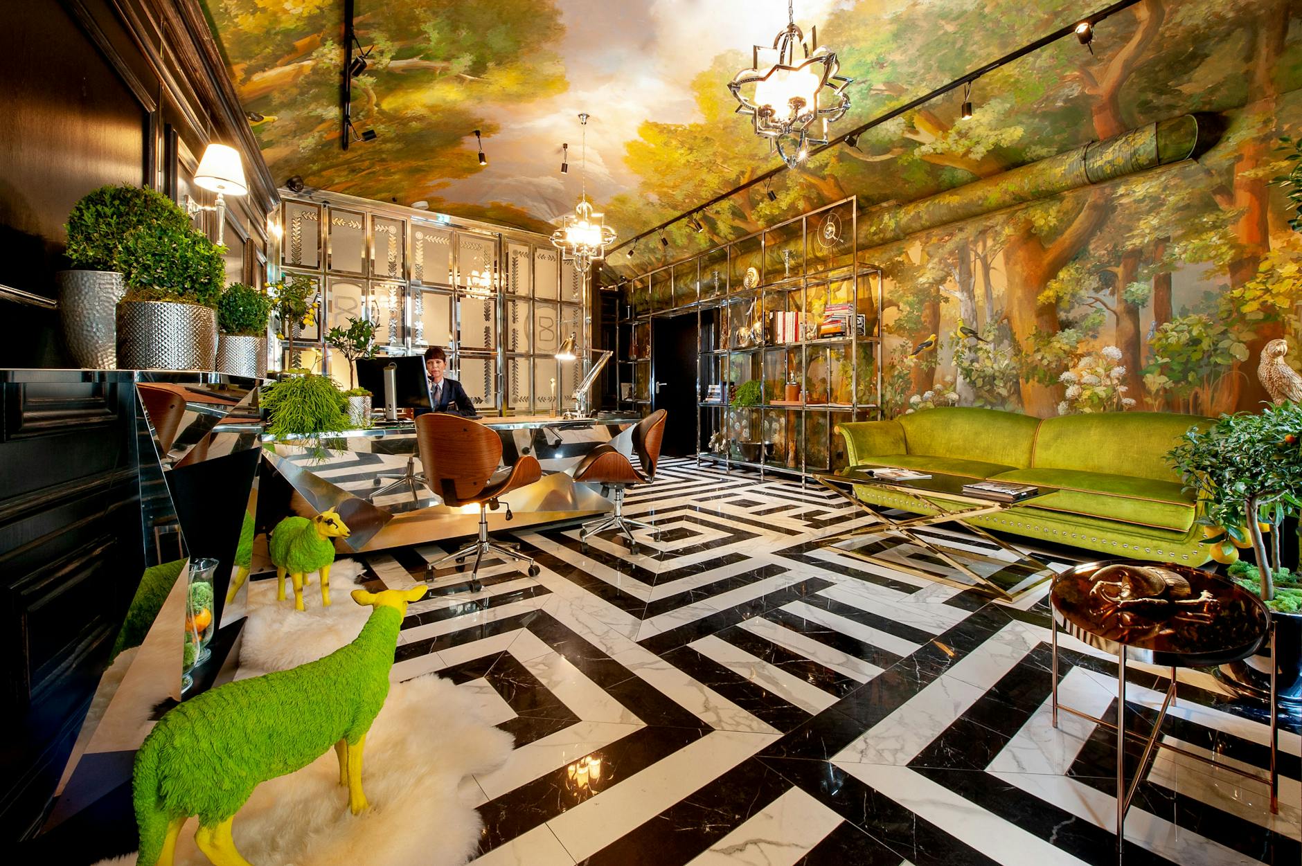 Die Lobby des Hotels Balthazar