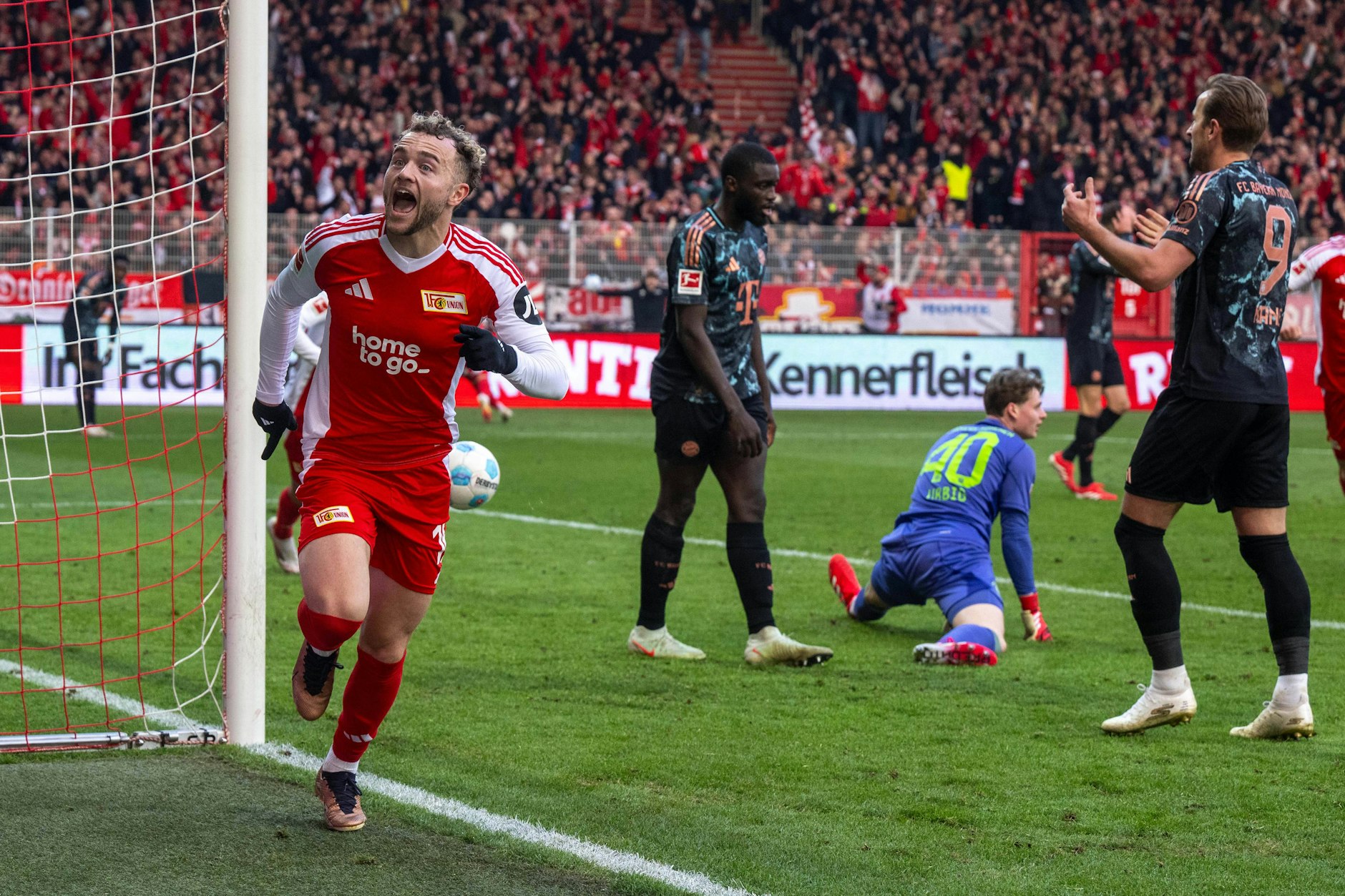 Ex-Union-Stürmer Benedict Hollerbach traf im März zum 1:1 gegen den FC Bayern. Auch diesmal wollen die Köpenicker den Münchnern die Punkte klauen.