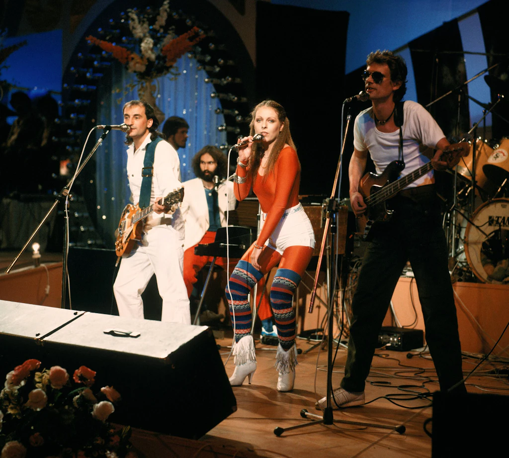 1980, DDR: Tamara Danz mit ihrer Band Silly