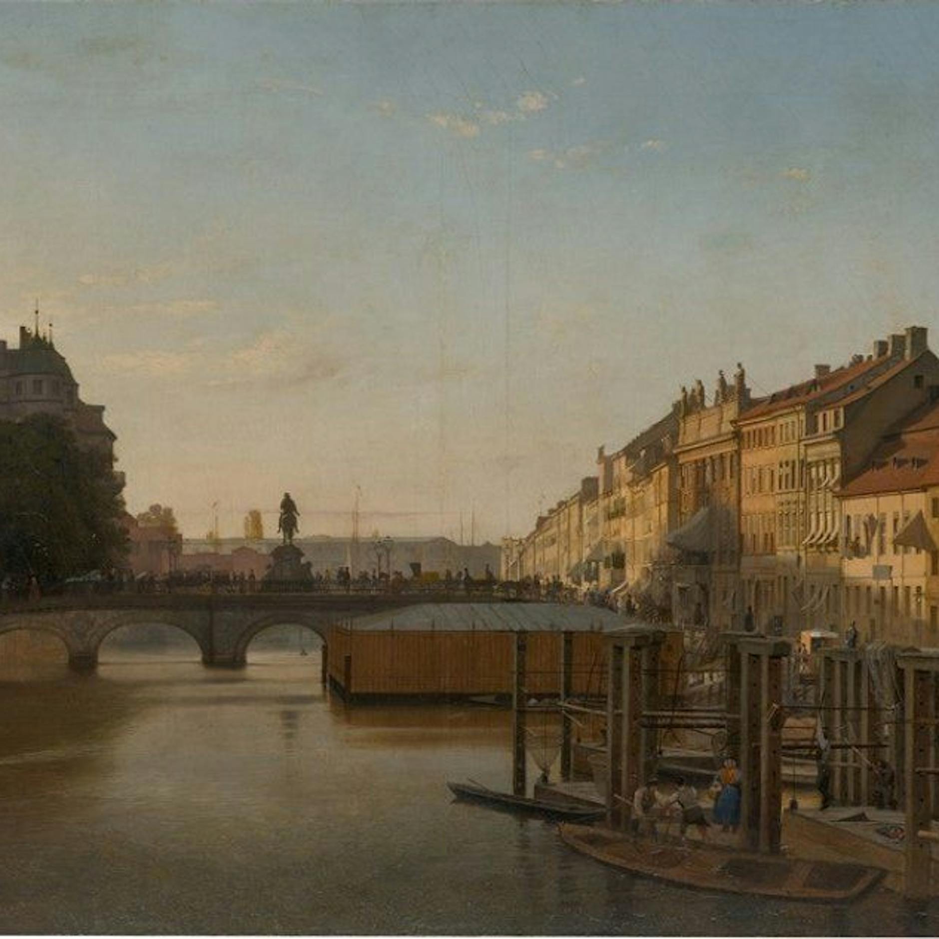 Image - Als Berlin Venedig glich: Wiederentdecktes Gemälde aus dem Jahr 1856