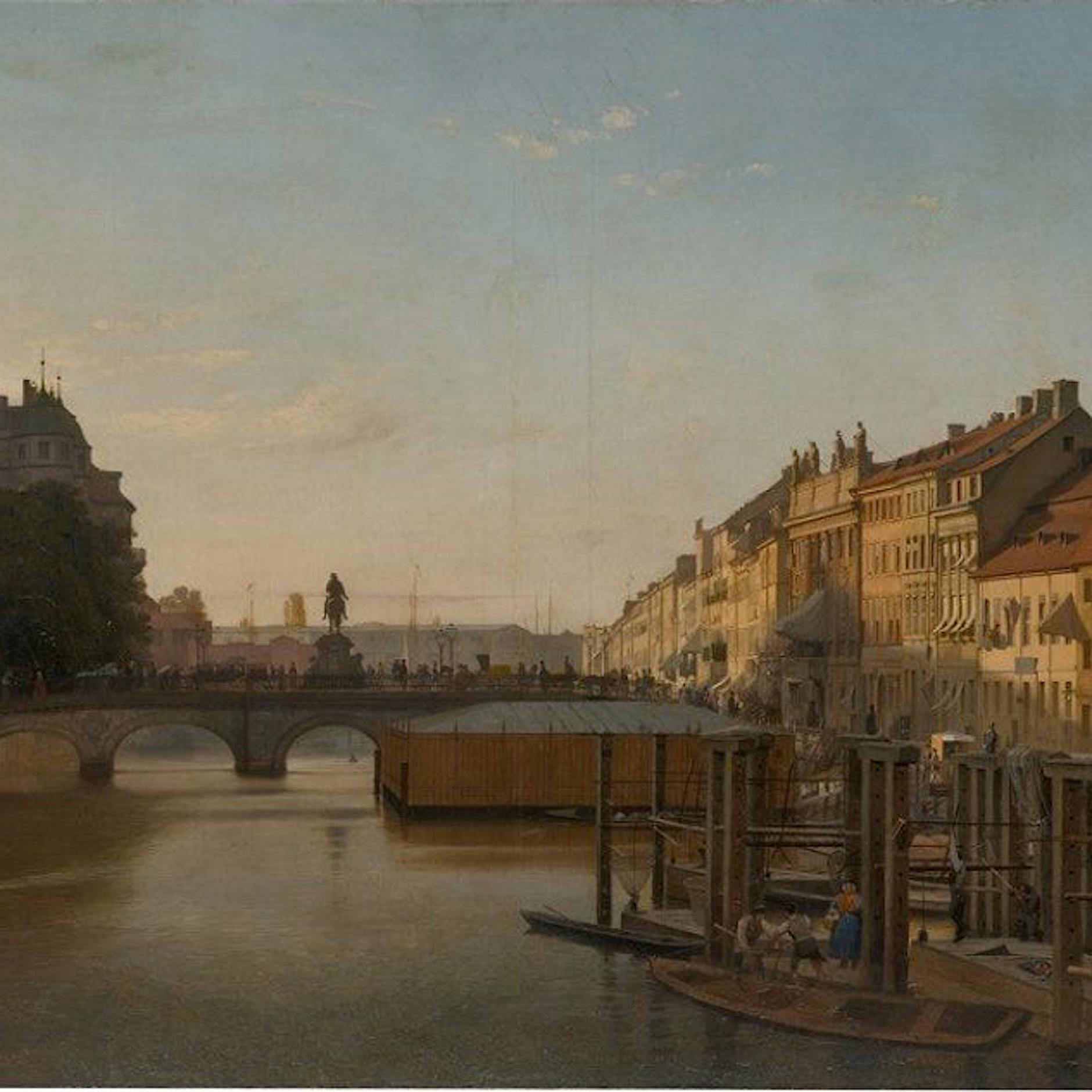 Als Berlin Venedig glich: Wiederentdecktes Gemälde aus dem Jahr 1856