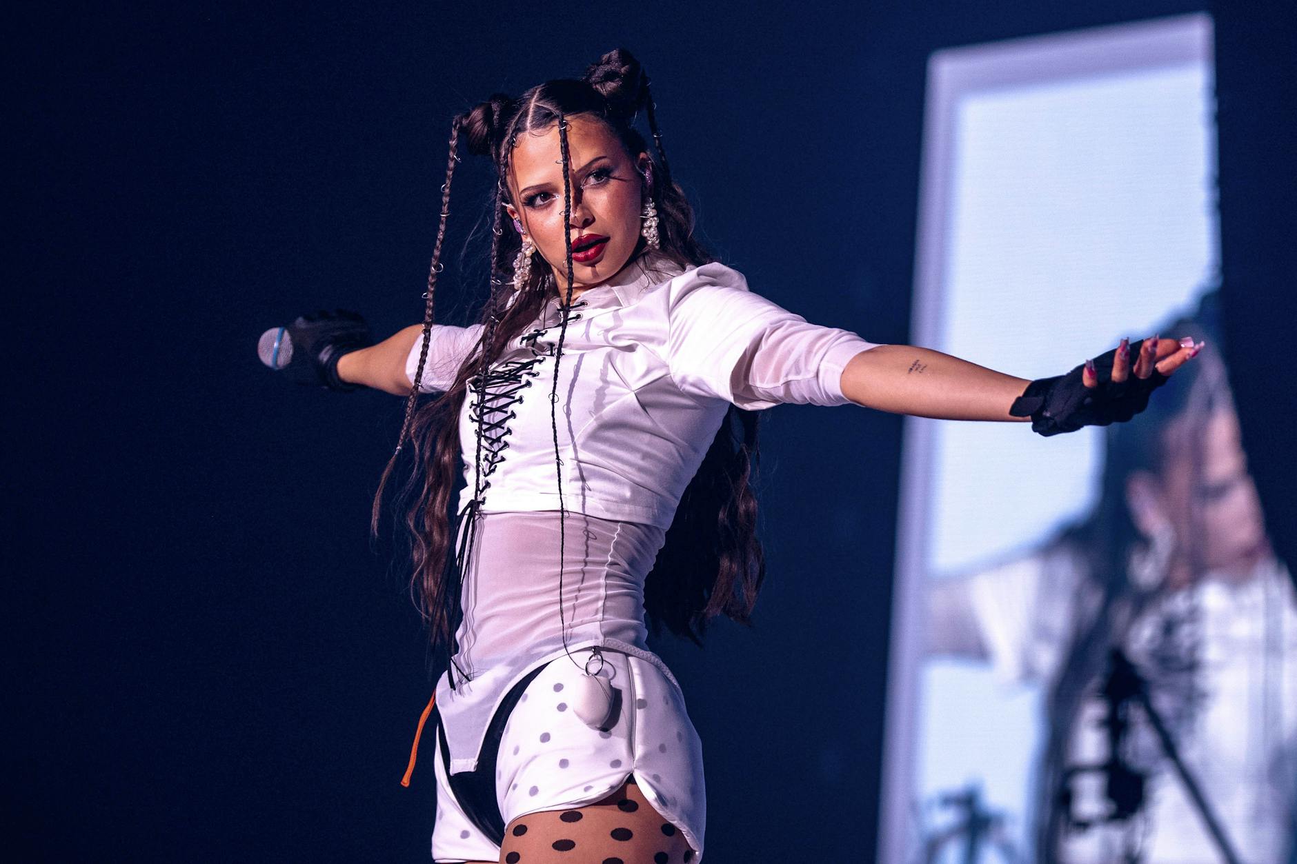 Nina Chuba bei ihrem Auftaktkonzert in Erfurt.