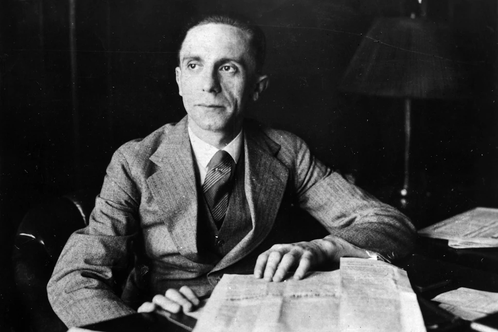 Reichsminister für Volksaufklärung und Propaganda Joseph Goebbels