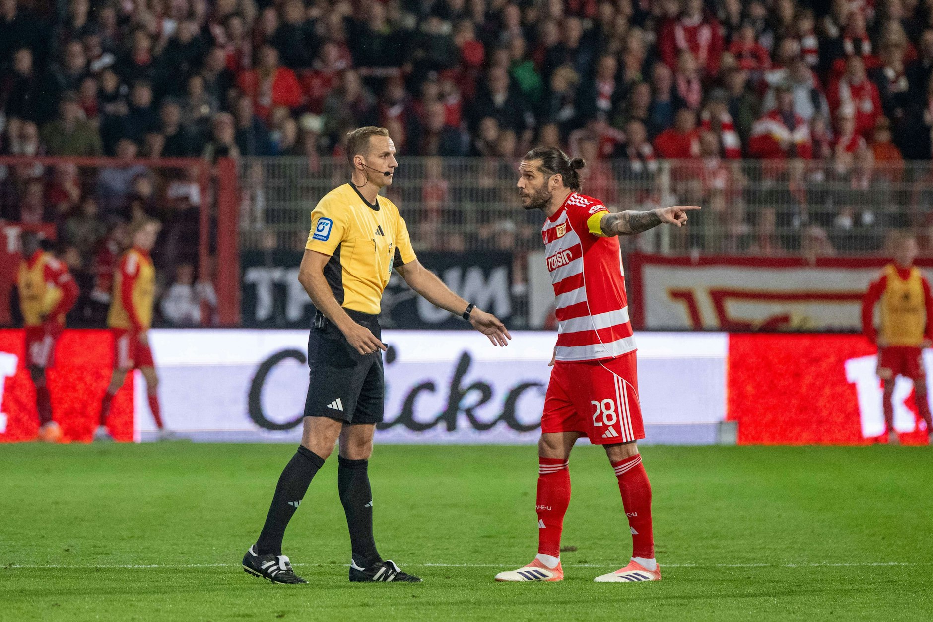Union-Kapitän Christopher Trimmel (38) kam gegen Freiburg in dieser Saison das erste Mal von der Bank und kassierte in der Schlussphase seine fünfte Gelbe Karte.