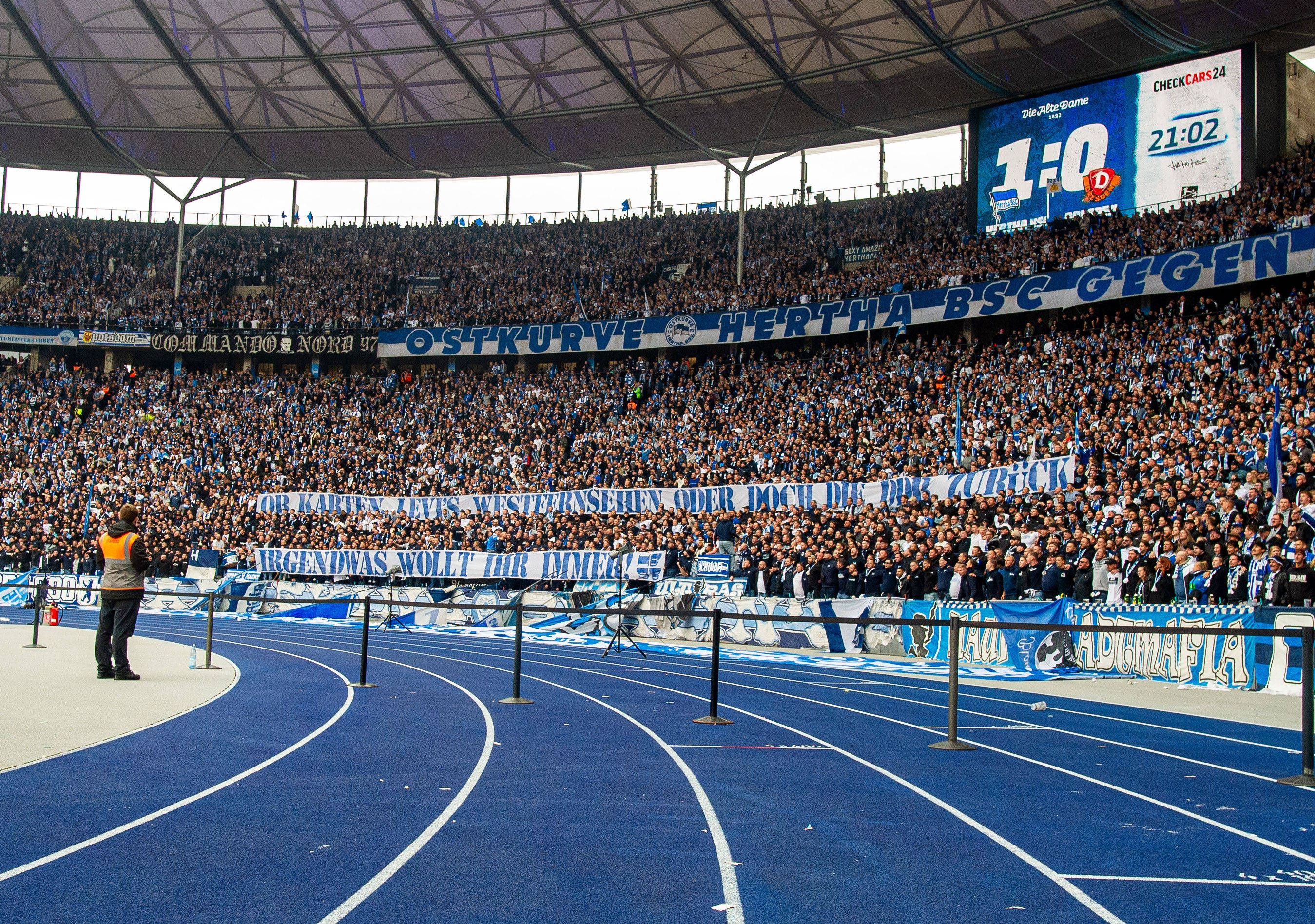 Image - Ironie statt Eskalation: Hertha BSC kontert Dynamo-Spruch