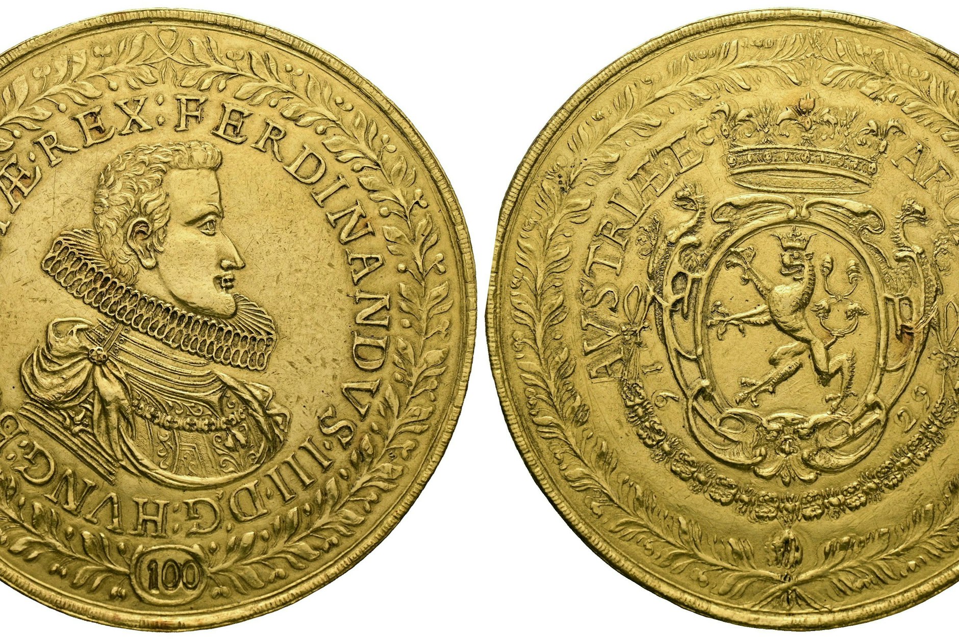 Das Prunkstück der Versteigerung in Zürich: Die 100-Dukaten-Münze wird auf 1,25 Millionen Franken geschätzt.