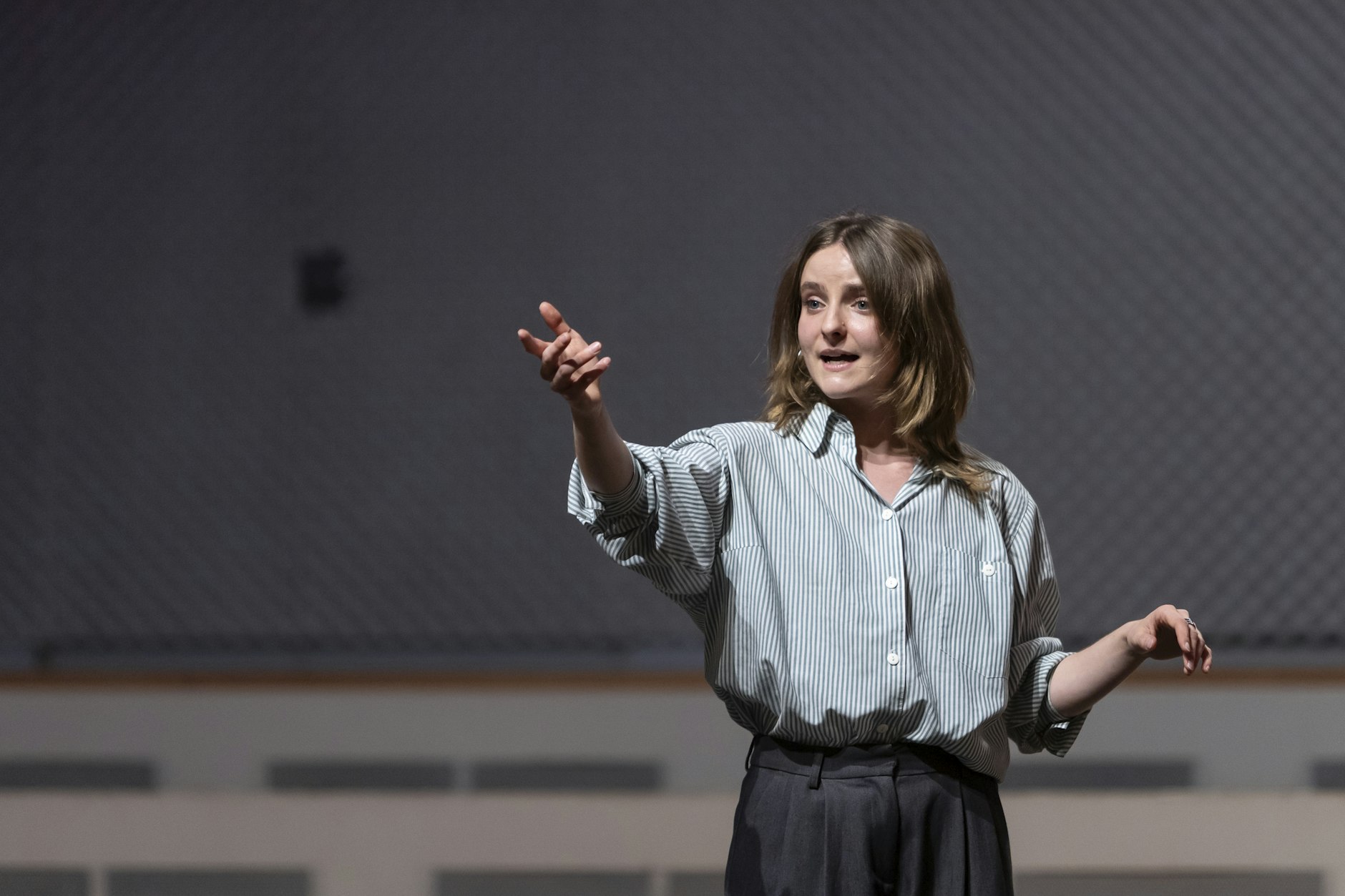 Pia Dembinski aus Berlin hat bei dem deutschlandweiten Gesangswettbewerb den dritten Platz in der Kategorie „Chanson“ ergattert.