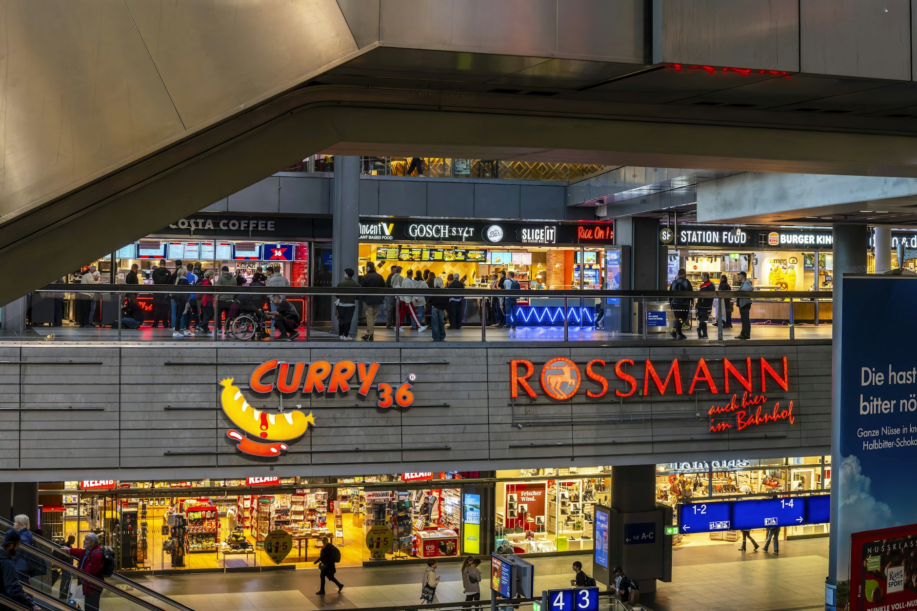 Zumindest in gastronomischer Hinsicht kann er glänzen: der Berliner Hauptbahnhof