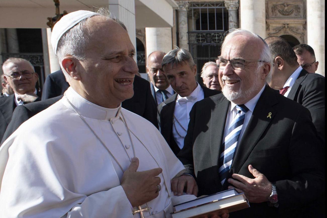 Cooper trifft Leo XIV.