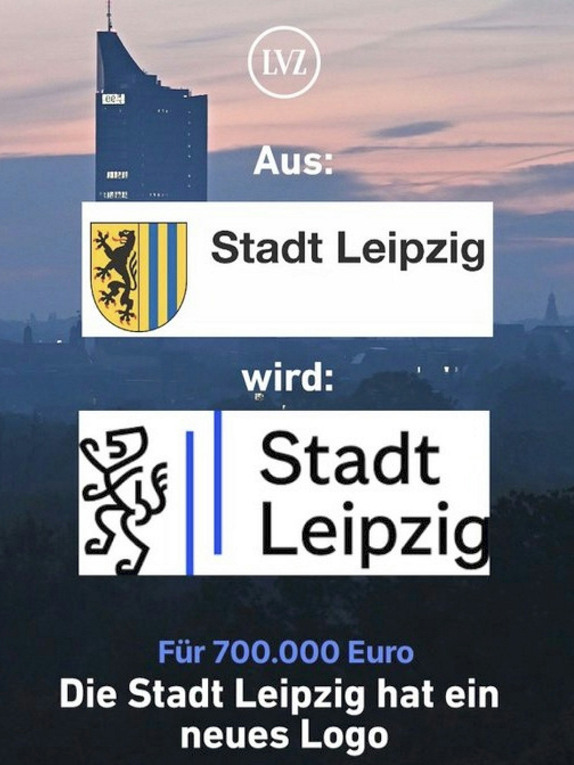 Przed i po: lew z Lipska w stroju omskim