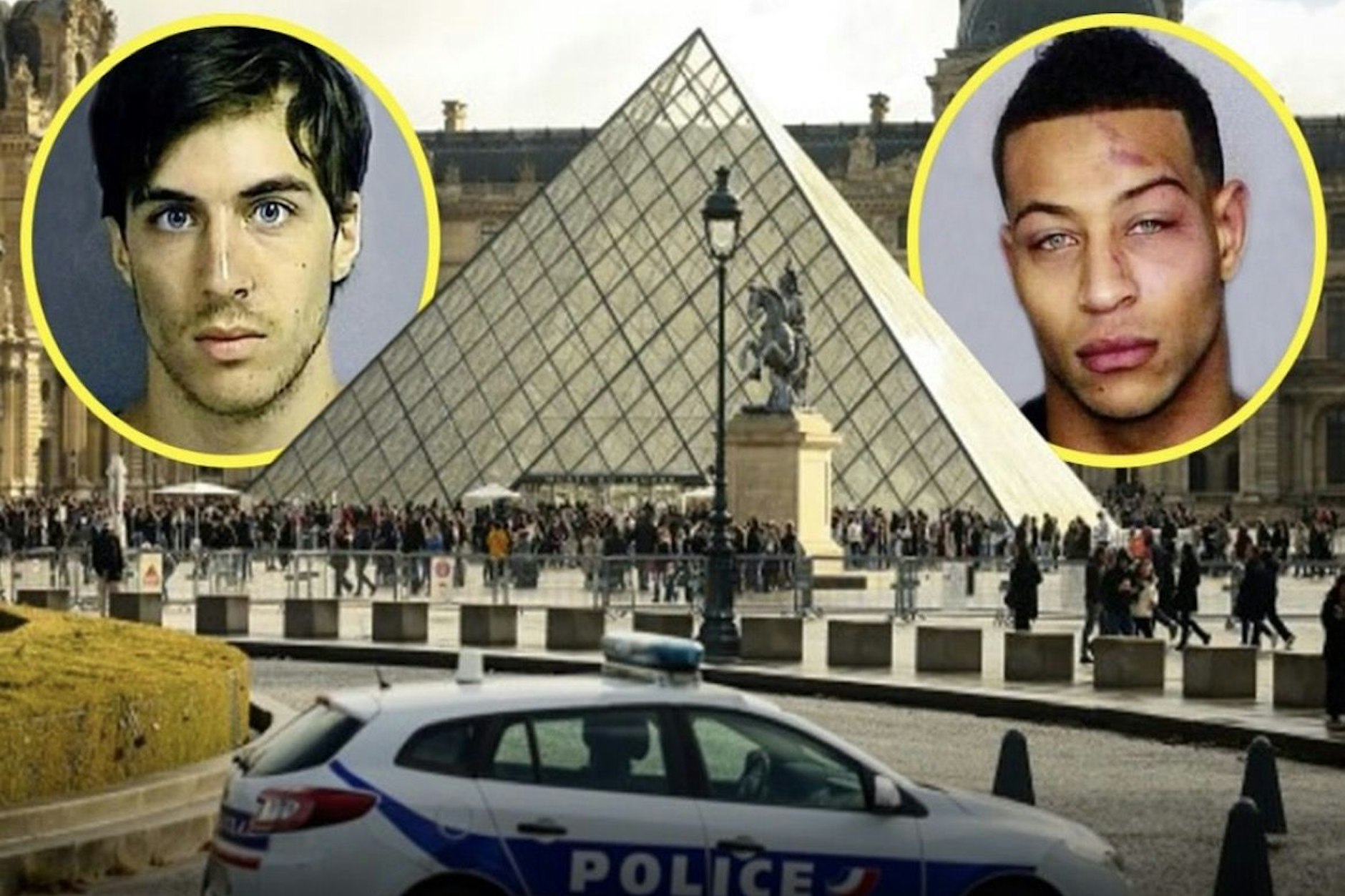 Bei den beiden Männern handelt es sich wohl doch nicht um die Louvre-Diebe.