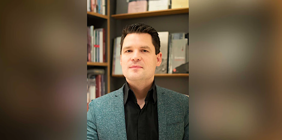 Felix Palent leitet seit 2021 die Buchhandlung in der Knesebeckstraße 11 in Charlottenburg.