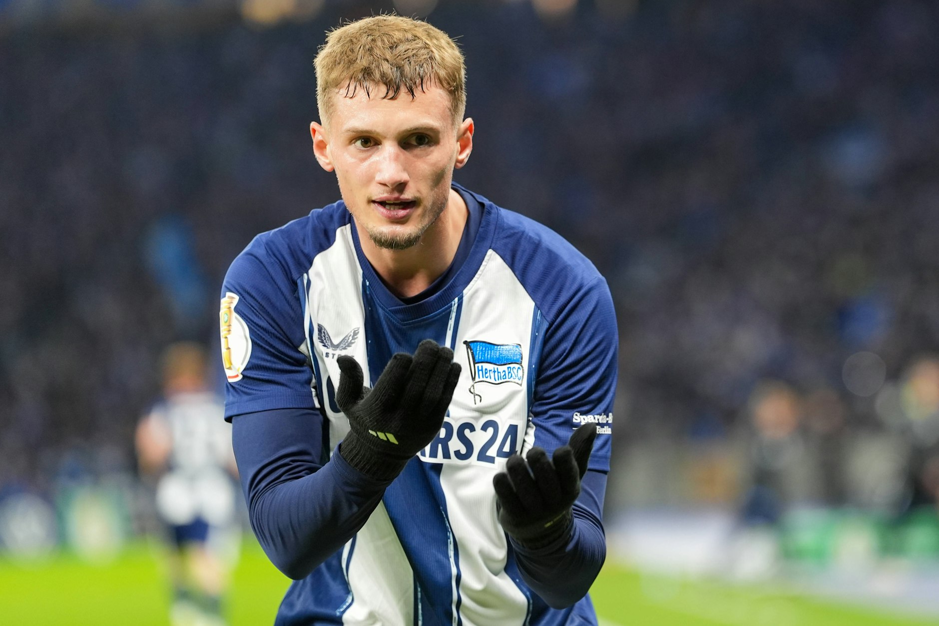 Michael Cuisance schoss in den vergangenen zwei Hertha-Spielen jeweils ein Tor. Trifft der Franzose in Kaiserslautern wieder?