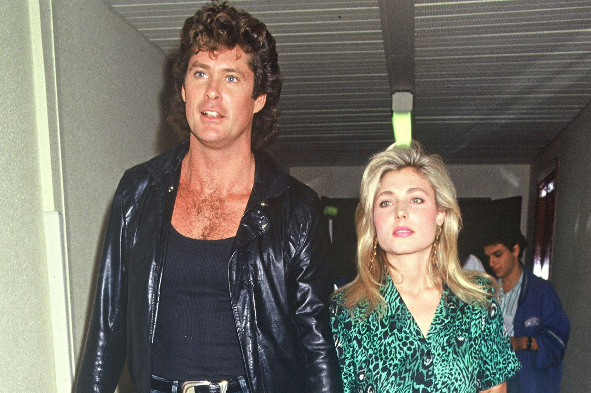David Hasselhoff und Pamela Bach im Jahr 1989. Damals waren sie noch glücklich verheiratet.
