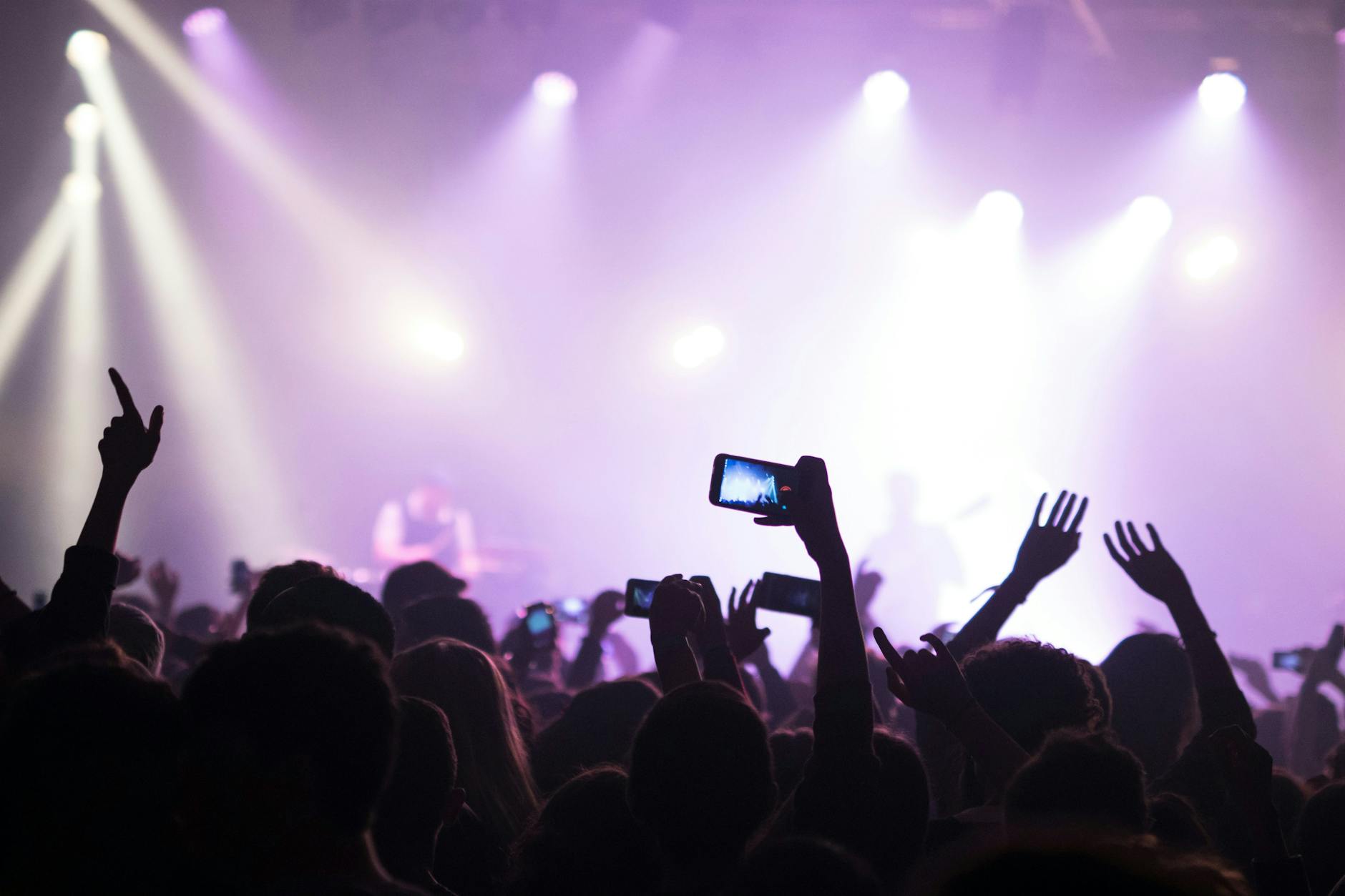 Eigentlich nicht der Moment für ausgedehnte Gespräche: der Konzertbesuch