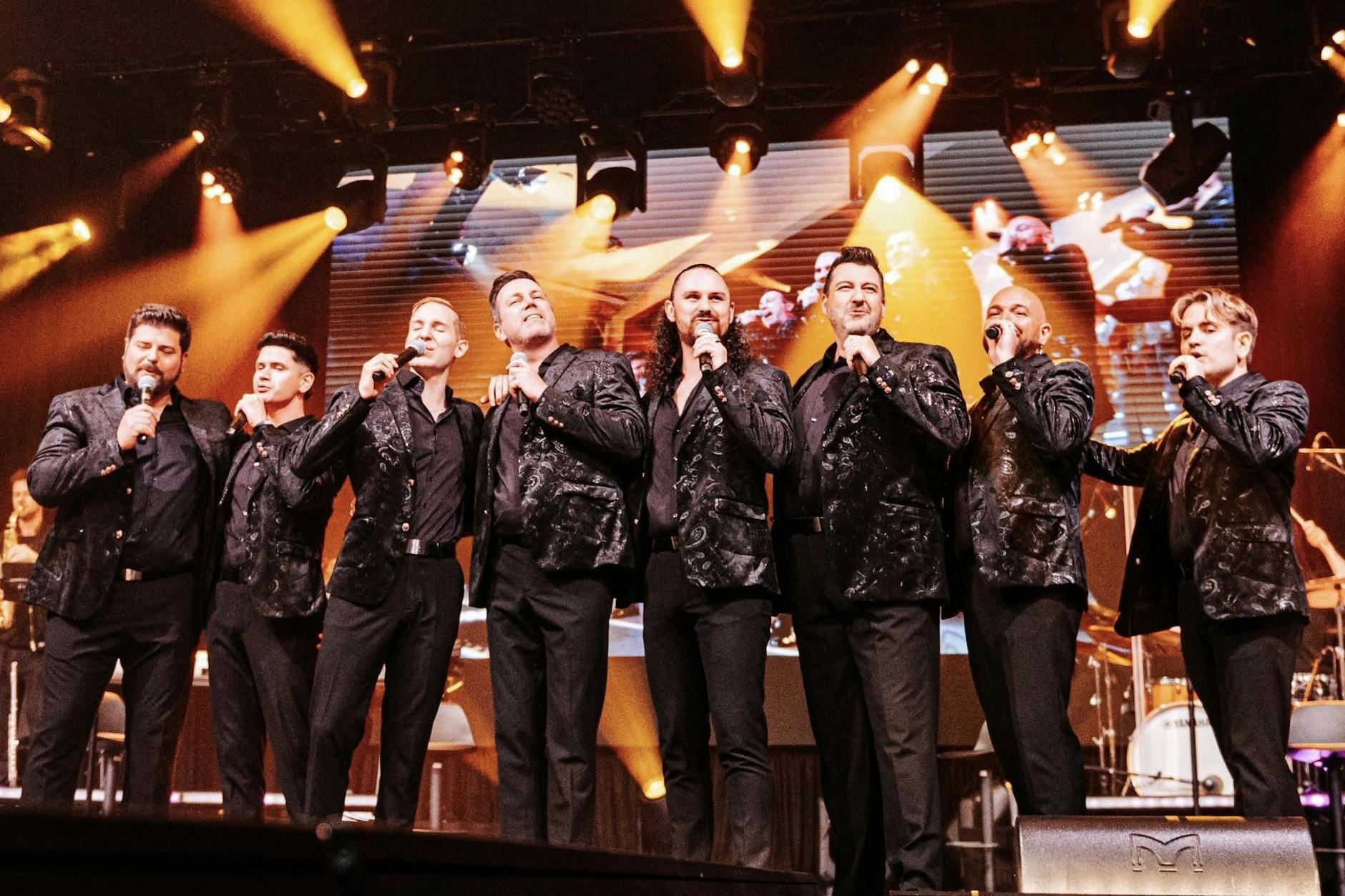 The X Tenors bei einem Auftritt