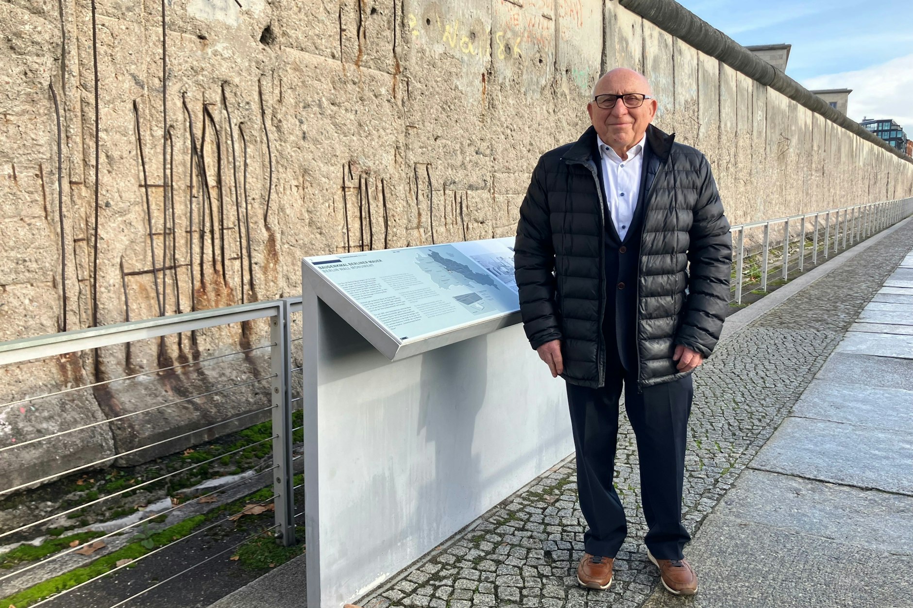 Noch heute kommt der Berliner CDU-Abgeordnete Kurt Wansner auf dem Weg zur Arbeit an der Mauer vorbei.