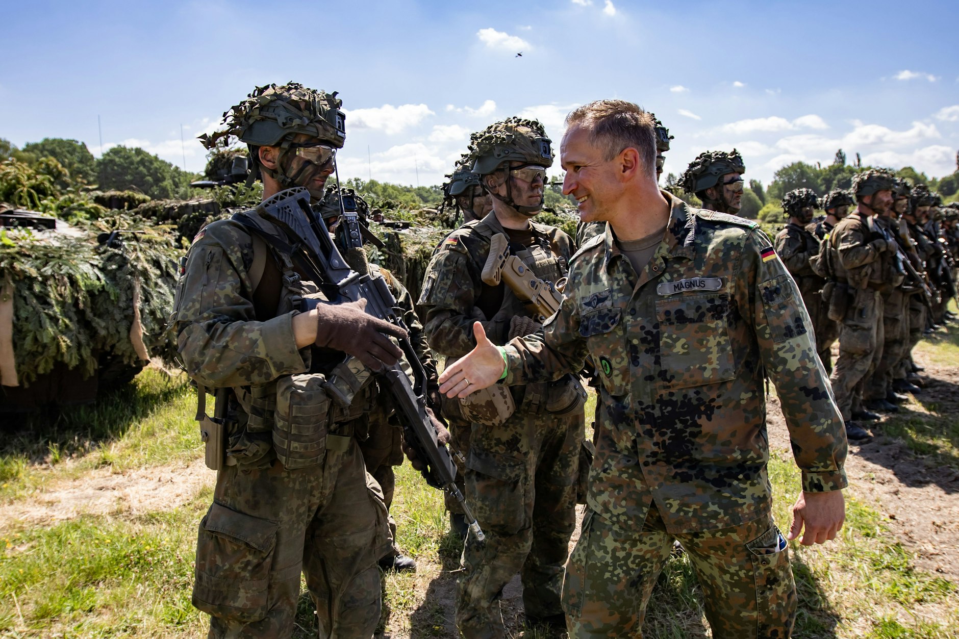Tag der Bundeswehr in der Tollense-Kaserne in Neubrandenburg am 28. Juni 2025