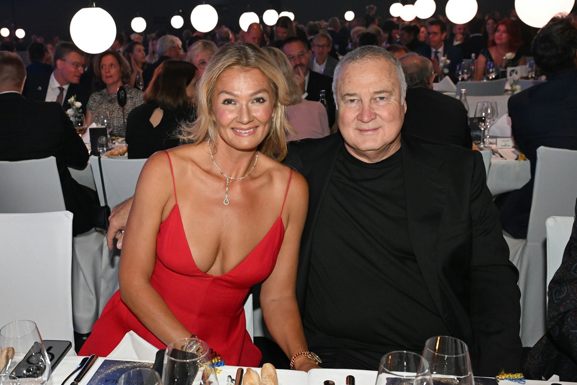 Franziska van Almsick mit Lebensgefährte Jürgen B. Harder im Juli 2025